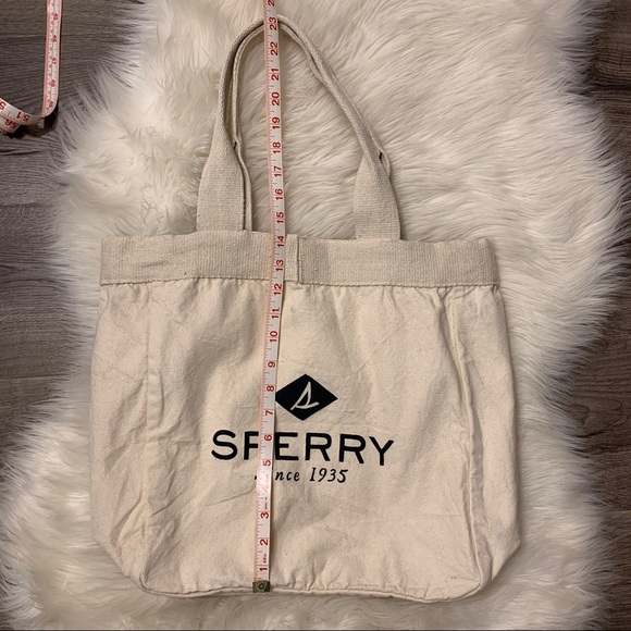 Sperry Since 1935 Large Canvas Tote Bag - Picture 5 of 15